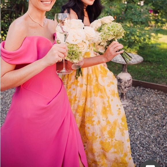 ZIMMERMANN WONDERLAND SHELL EMBELLISHED SILK BLEND GOWN YELLOW - Picture 3 of 10